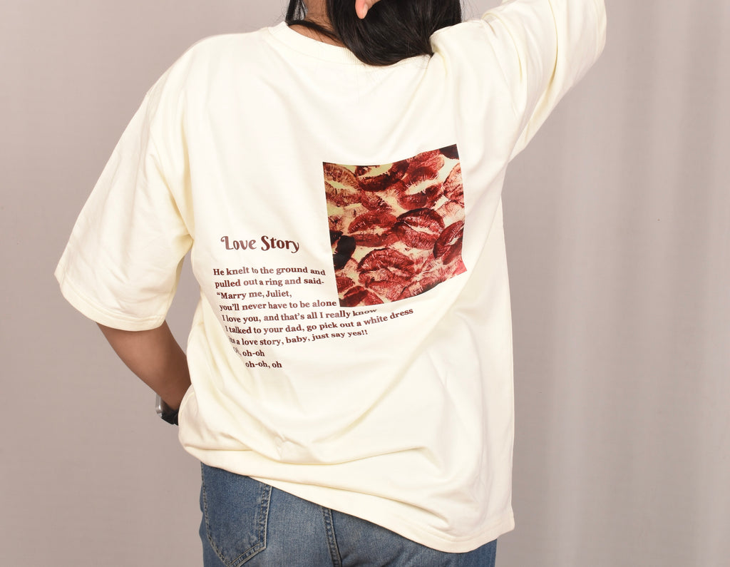 Swiftie '1989' Oversized T-shirt – Love Story Edition