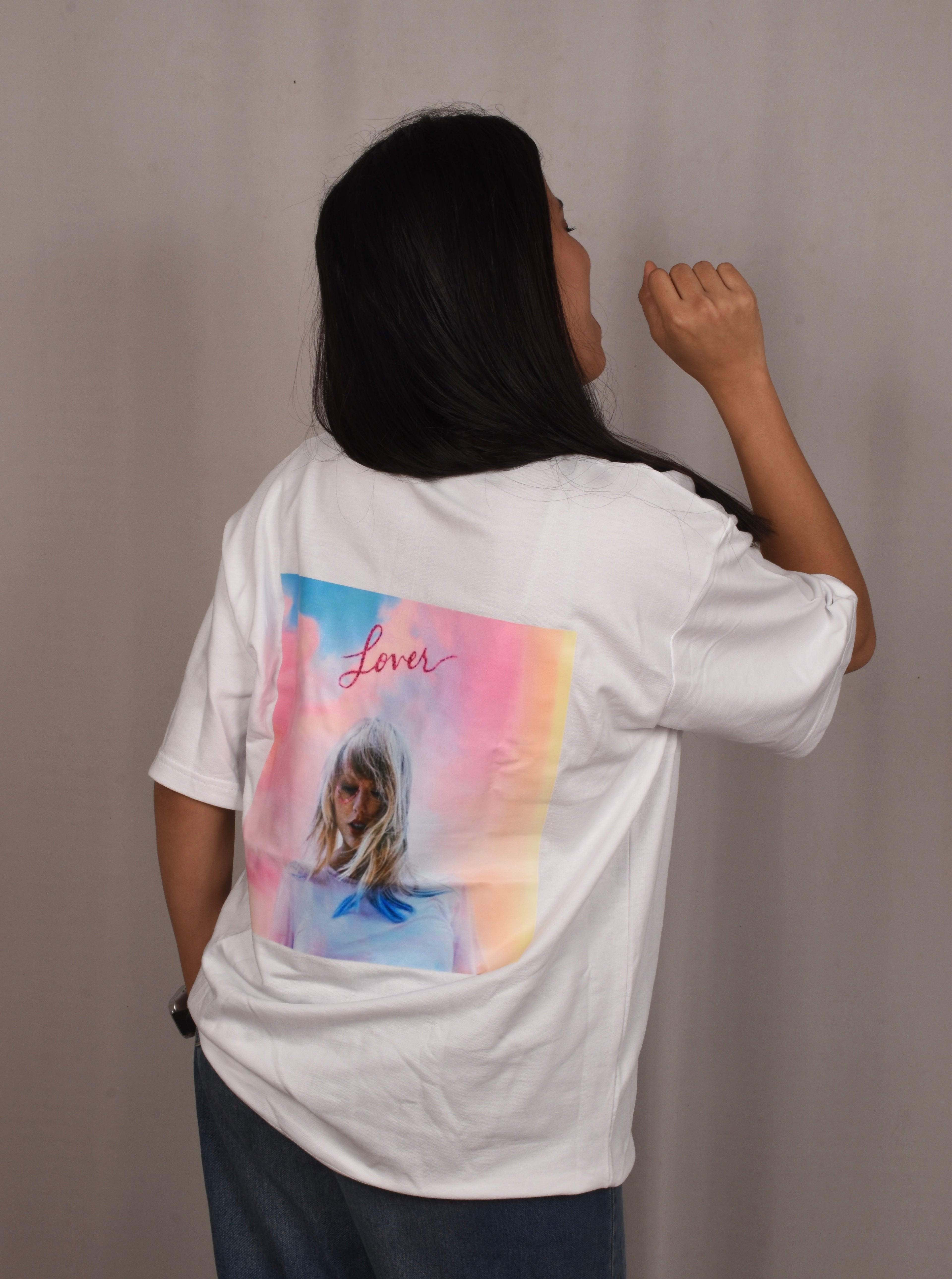 “Swear to Be Dramatic” Oversized Tee – Lover Edition