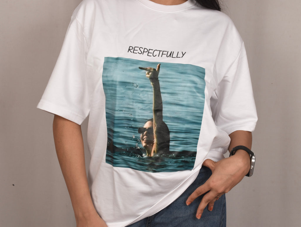 "Respectfully" Oversized T-shirt – Iconic Attitude Edition