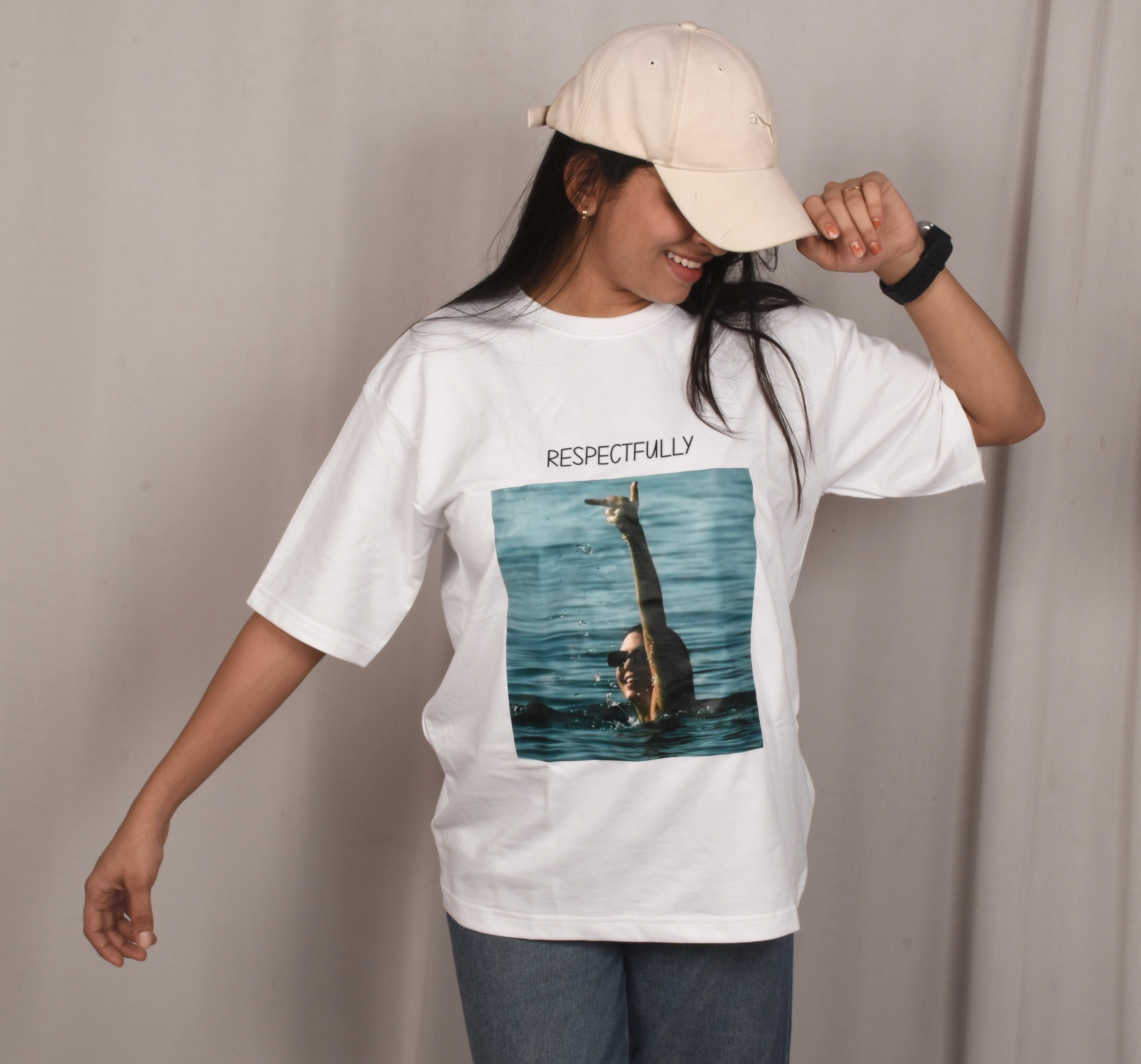 "Respectfully" Oversized T-shirt – Iconic Attitude Edition